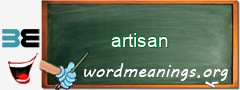 WordMeaning blackboard for artisan